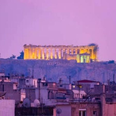Charming Rooftop Nest With Awesome Acropolis View Downtown Atenas Exterior foto